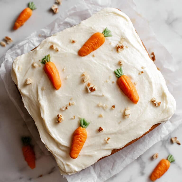 Healthy Carrot Cake Bars Recipe