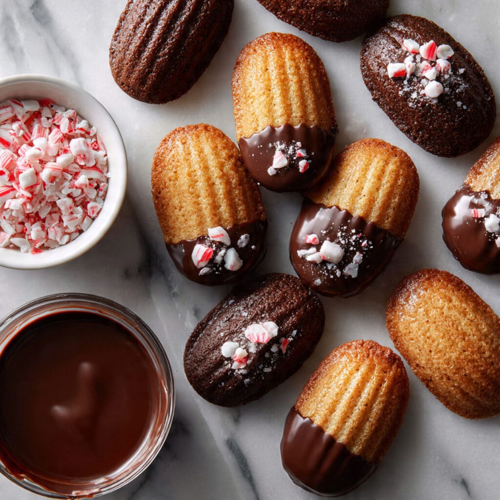 Chocolate Peppermint Madeleines Recipe