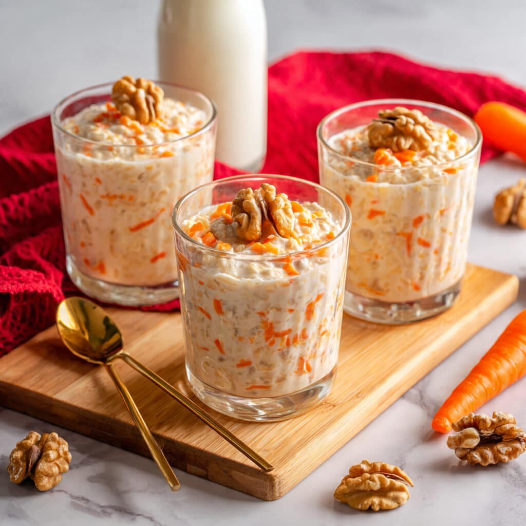 Carrot Cake Overnight Oats Recipe