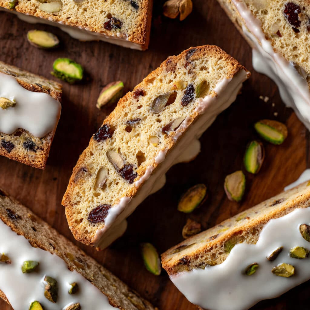 White Chocolate Cranberry Pistachio Biscotti Recipe