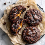 Salted Caramel Dark Chocolate Cookies Recipe