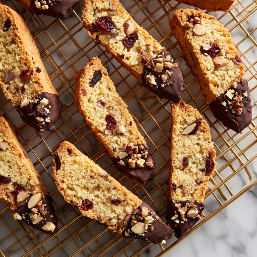 Cranberry Orange Almond Biscotti Recipe