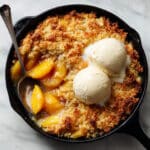 Skillet Caramel Apple Crisp Recipe