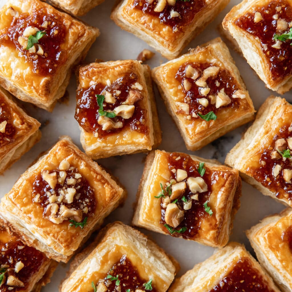 Puff Pastry Brie Bites Recipe