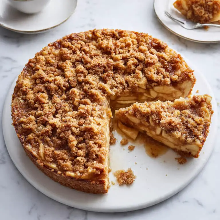 Dutch Apple Pie with Cinnamon Nutmeg Streusel Recipe