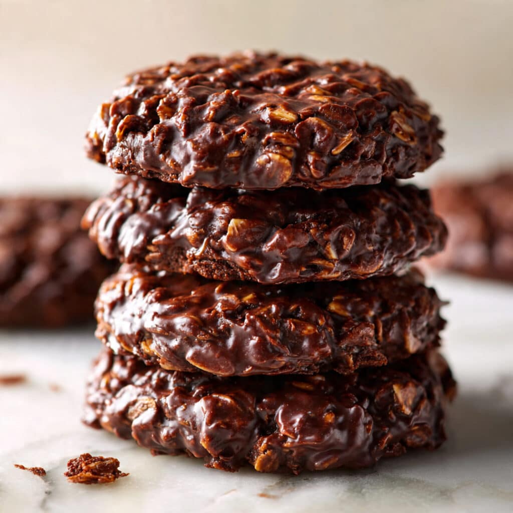 No-Bake Chocolate Peanut Butter Cookies Recipe