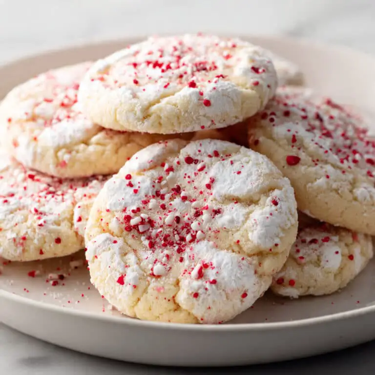 Peppermint Snowball Cookies Recipe