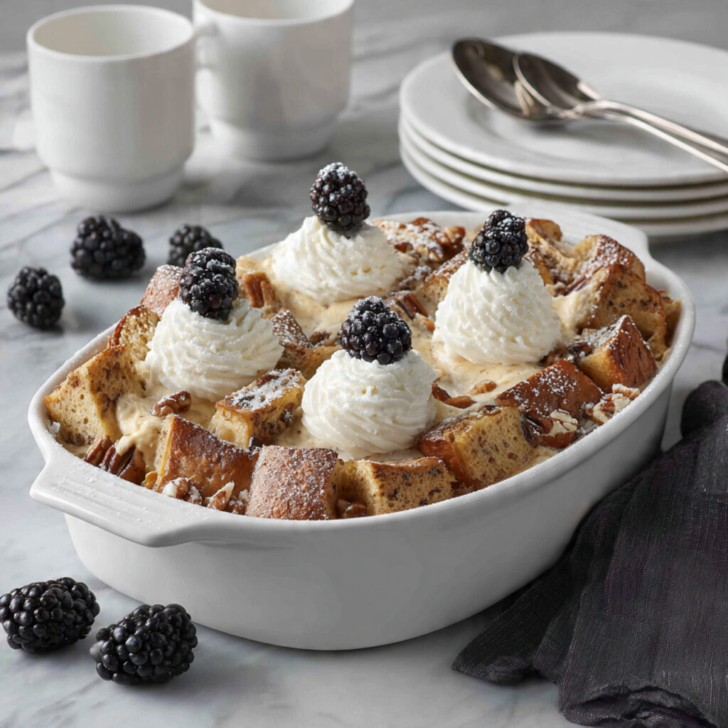 Baked French Toast with Challah Bread and Cinnamon-Vanilla Custard Recipe