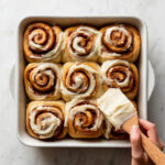 Coffee Cinnamon Rolls with Maple Cream Cheese Icing Recipe