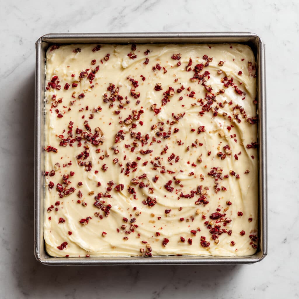 Cranberry White Chocolate Bars Recipe