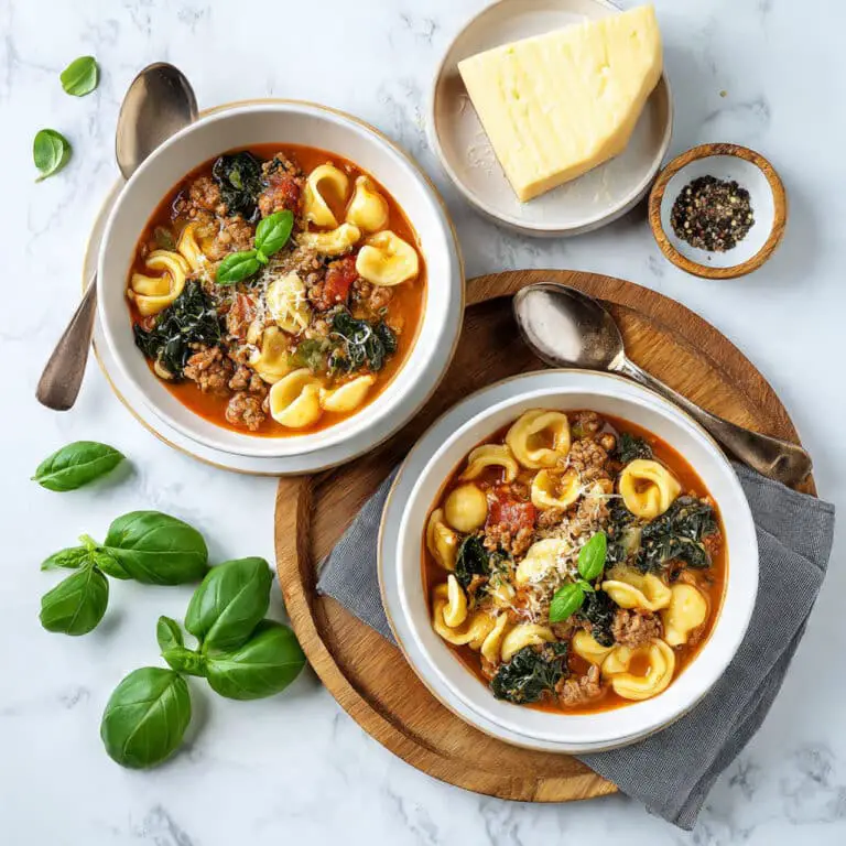 Creamy Tuscan Tortellini Soup Recipe