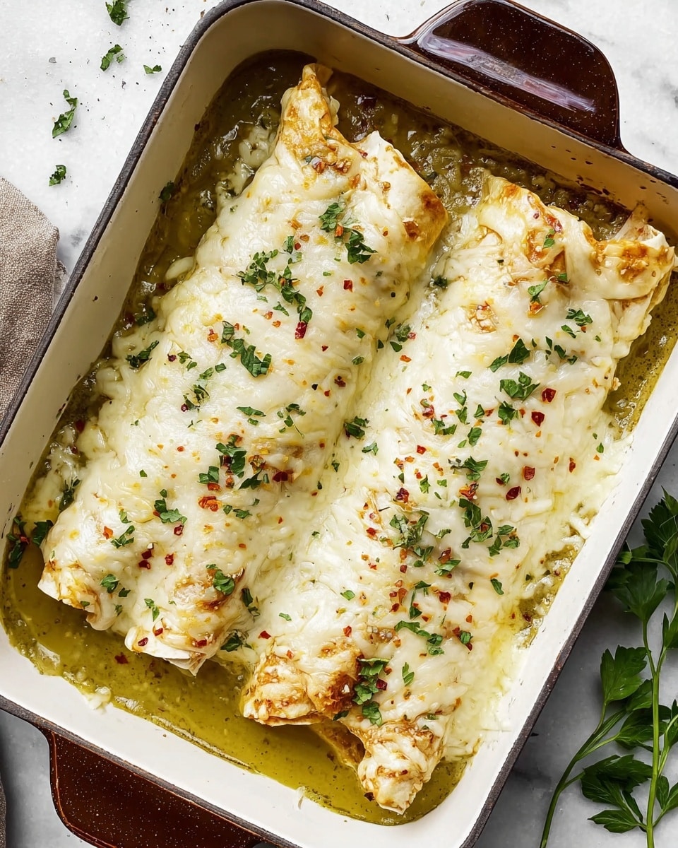 Green Chicken Enchiladas Recipe