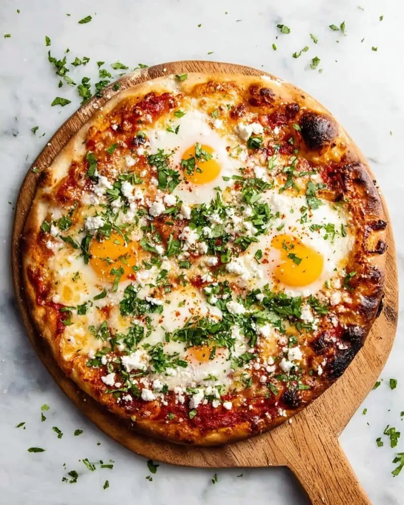 Grilled Shakshuka Pizza Recipe