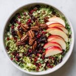 Shaved Brussels Sprout Salad with Creamy Maple Dressing Recipe