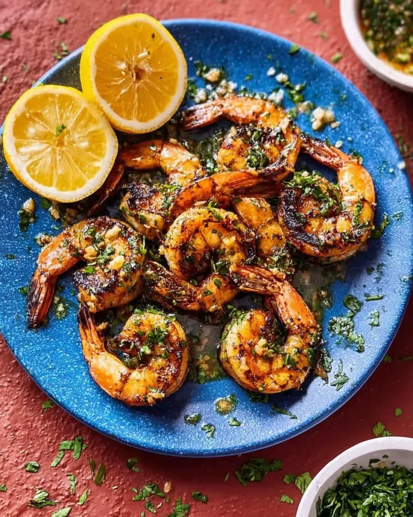 Garlic Butter Grilled Shrimp Recipe
