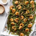 Sheet Pan Honey Garlic Shrimp with Green Beans Recipe