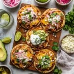 Sheet Pan Chicken Tostadas Recipe