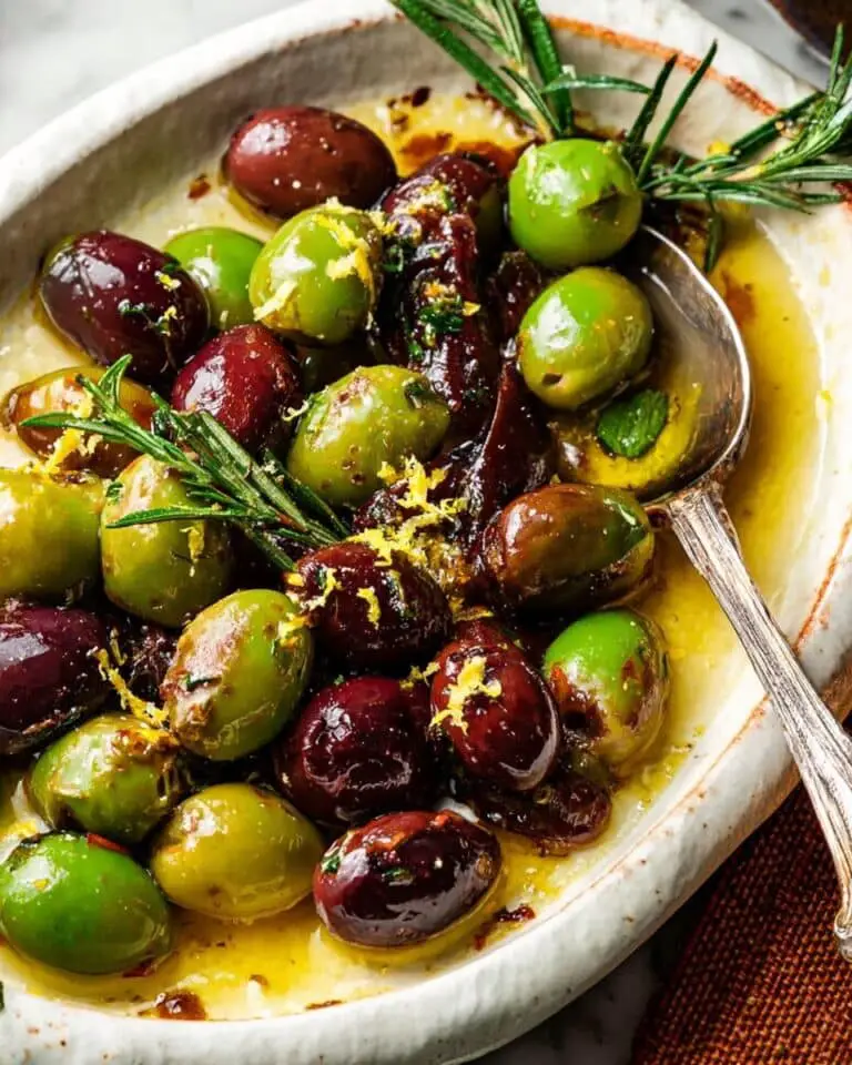 Whipped Feta Dip with Roasted Olives Recipe