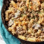 Gluten-Free Dairy-Free Ground Beef Stroganoff Recipe