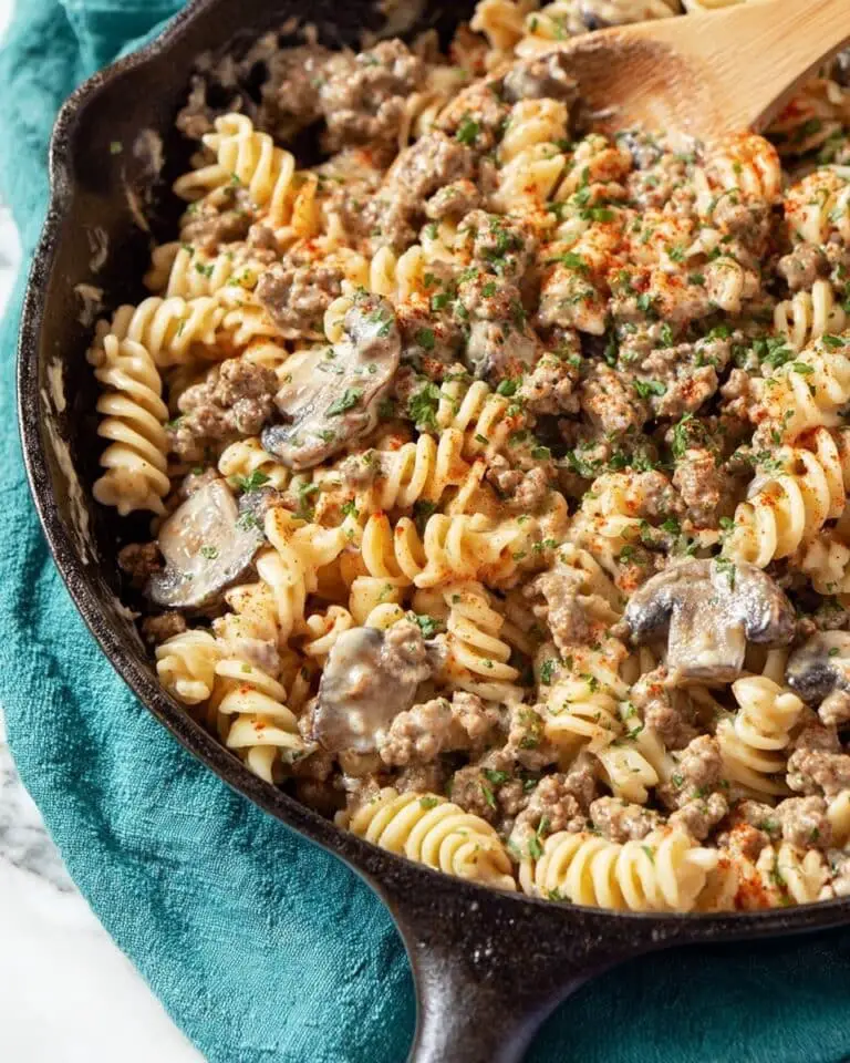 Gluten-Free Dairy-Free Ground Beef Stroganoff Recipe