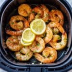 Air Fryer Lemon Garlic Shrimp Recipe