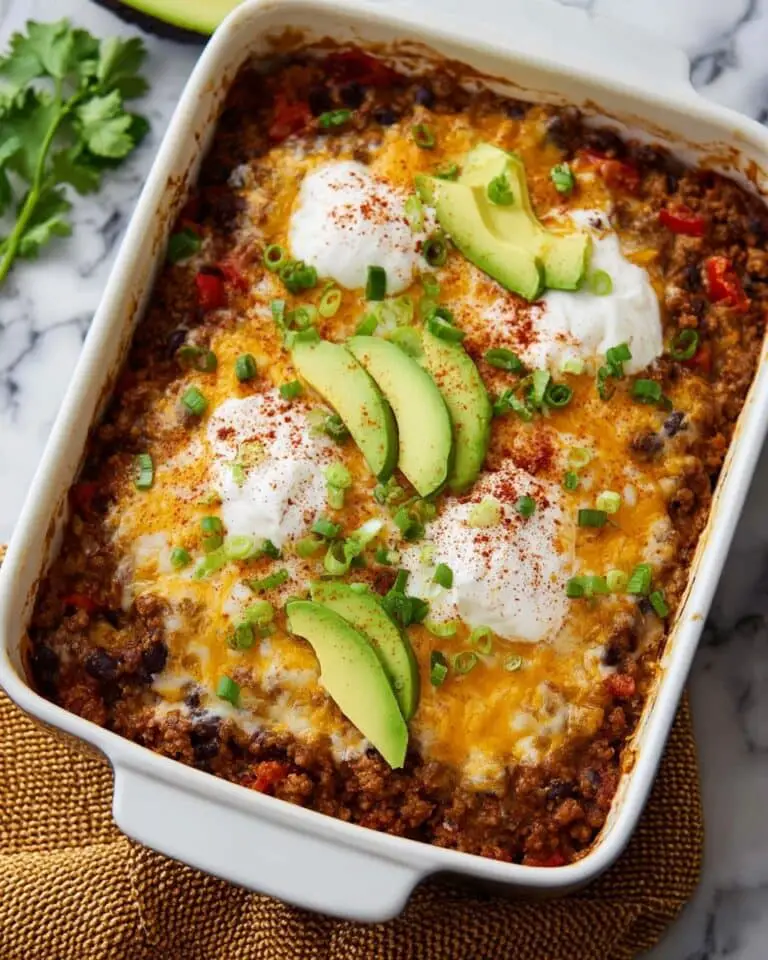 Ground Turkey Taco Casserole Recipe