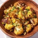 Cheesy Vegan Roasted Cauliflower Recipe