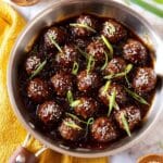 Sesame Garlic Beef Meatballs Recipe