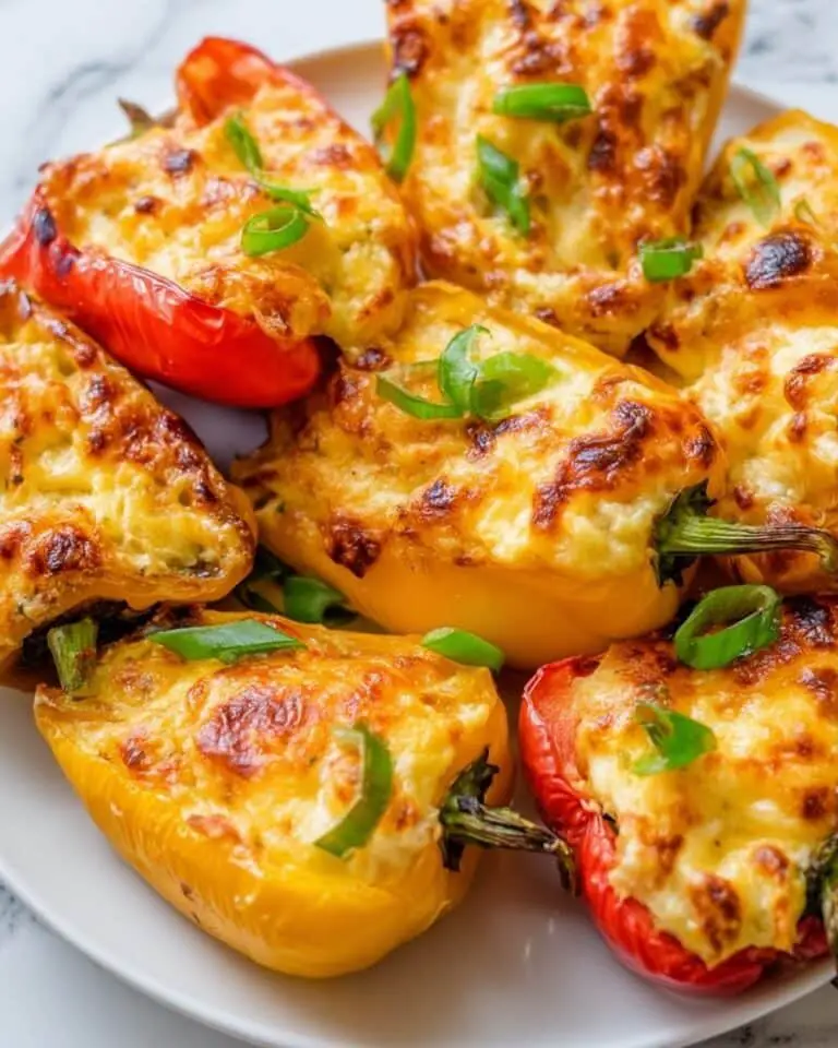 Air Fryer Cream Cheese Stuffed Mini Peppers Recipe