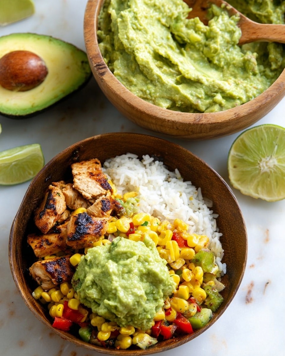The image shows a metal bowl with about seven halved avocados inside. The avocados have a light green to yellow color with smooth, creamy texture. Each avocado half is placed randomly, some facing up and some at an angle, showing the hollow pits. In the center, there is a pile of finely chopped white garlic that slightly covers a few avocado halves. The bowl and the avocados have some small droplets of liquid around them, giving a fresh look. The background is a white marbled texture photo taken with an iphone --ar 4:5 --v 7