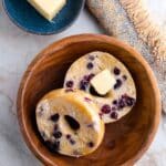 Greek Yogurt Dried Blueberry Bagels Recipe