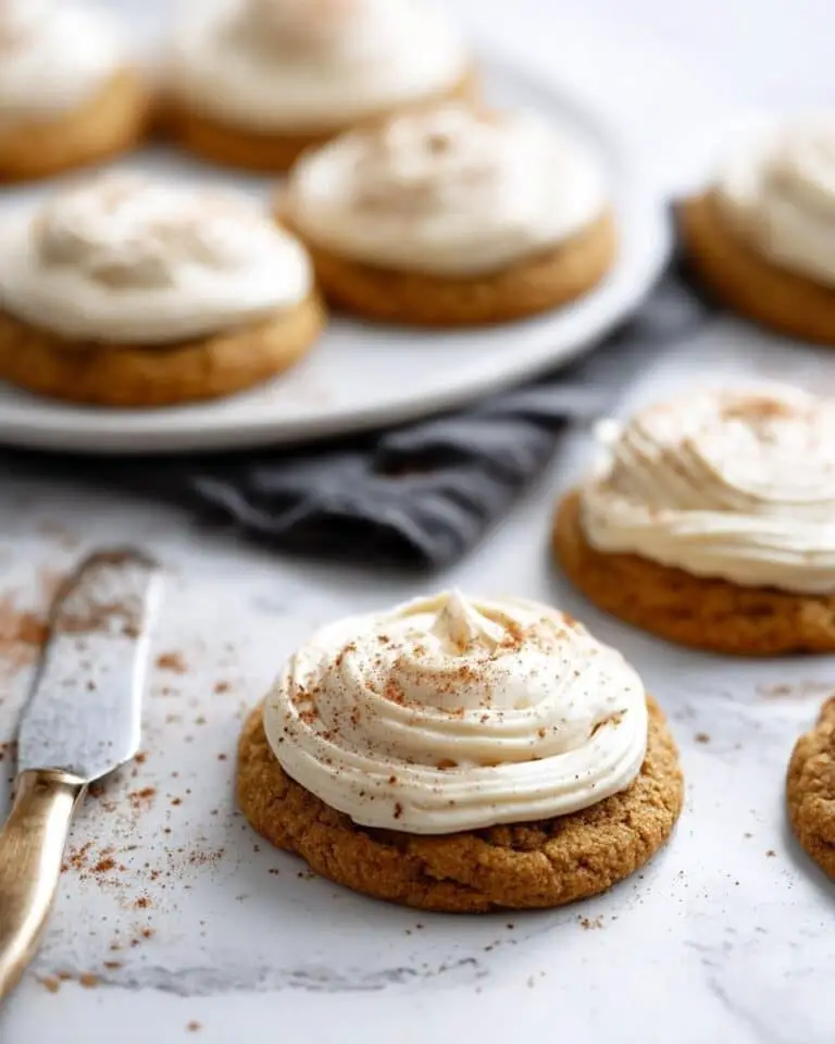 Soft Pumpkin Cookies with Cream Cheese Frosting Recipe