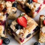 Mixed Berry Breakfast Cake (Made With Yogurt) Recipe