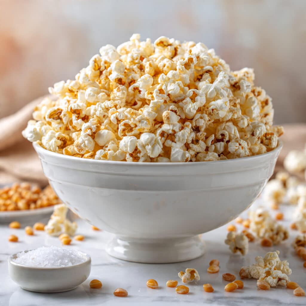Lightly Sweet ‘n Salty Crispy Butter Popcorn Recipe