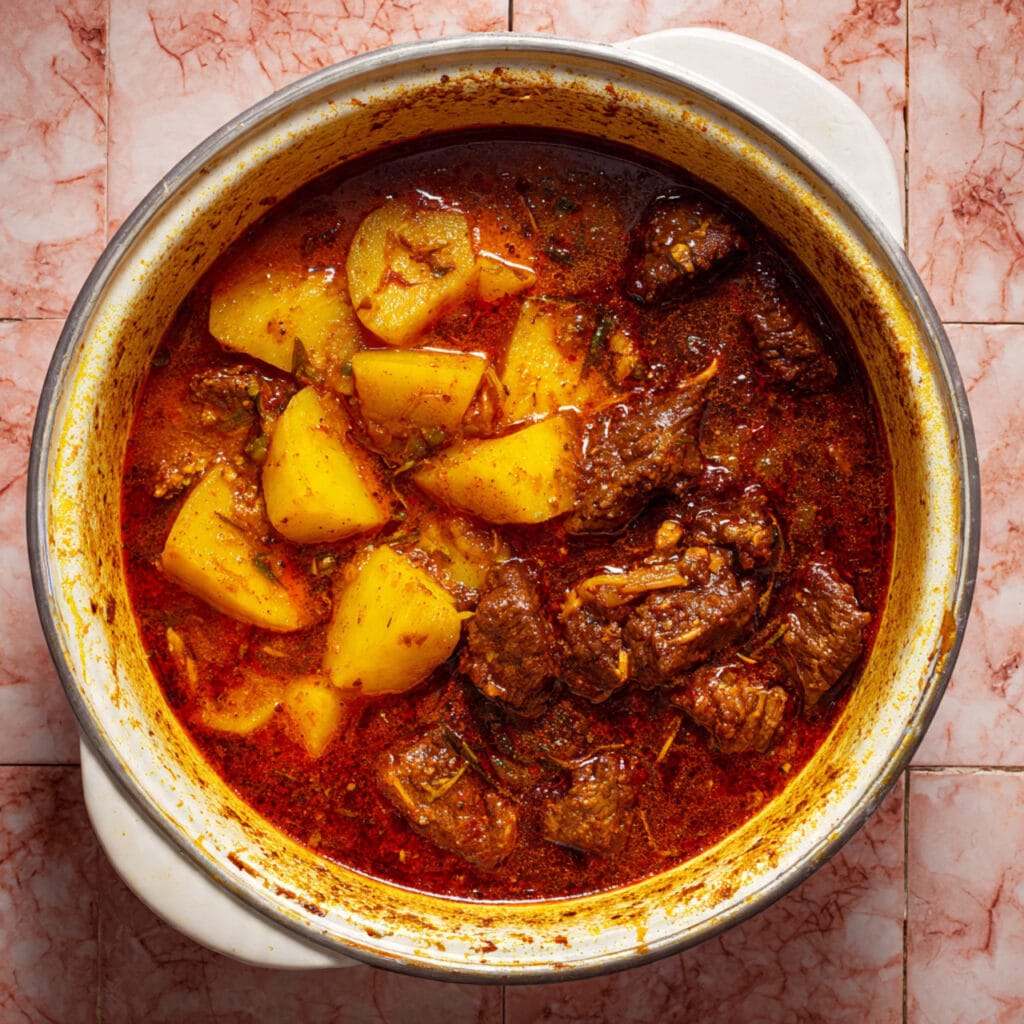 Easy Aloo Gosht – Instant Pot, Stove Top + Busy Day Version Recipe