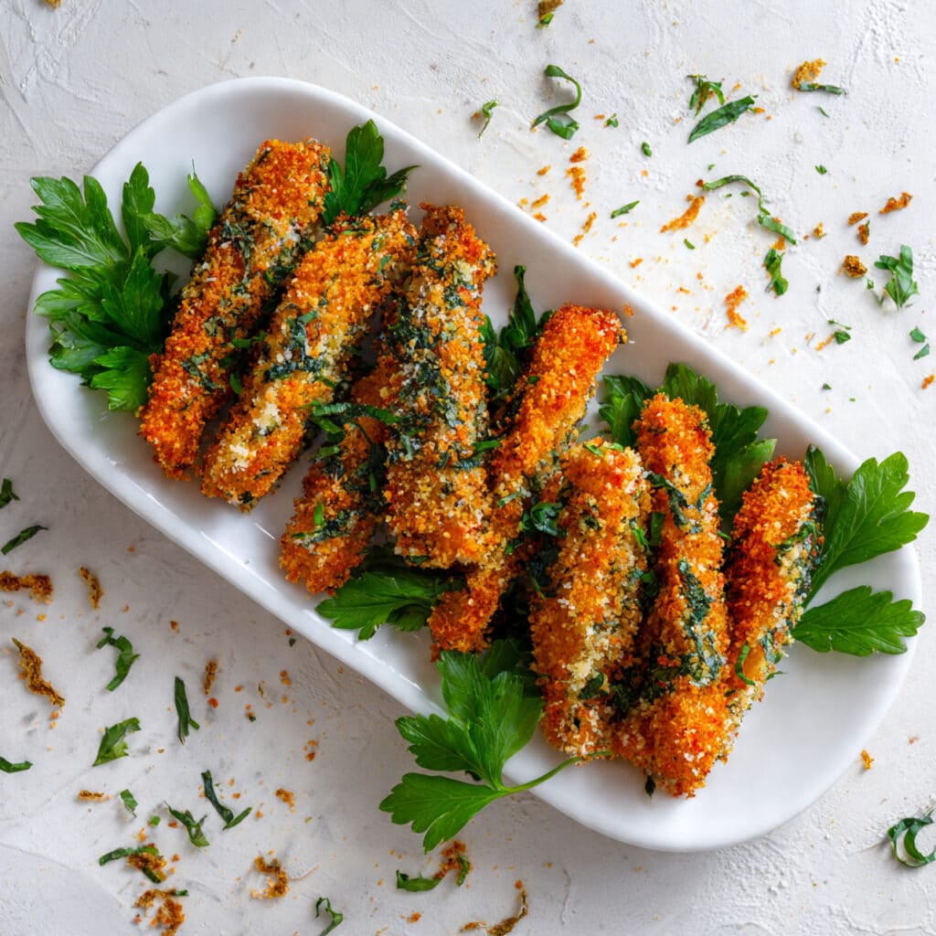 Air Fryer Chicken Tenders with Parmesan and Herbs Recipe