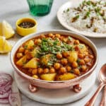 Aloo Chana Masala (Potato and Chickpea Curry) Recipe