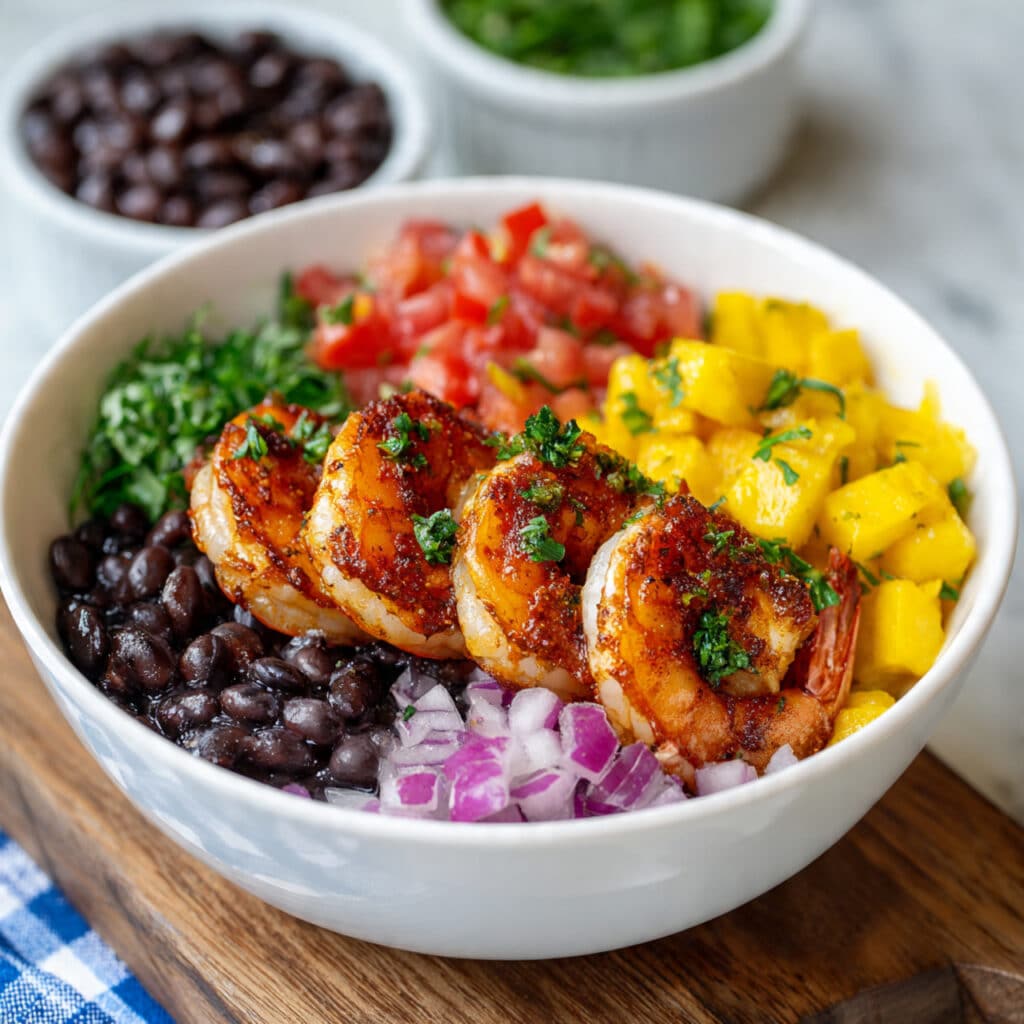 Spicy Seared Jumbo Shrimp with Lime and Cilantro Recipe