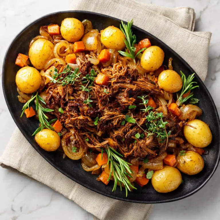 Slow Cooker Pot Roast with Vegetables and Herbs Recipe