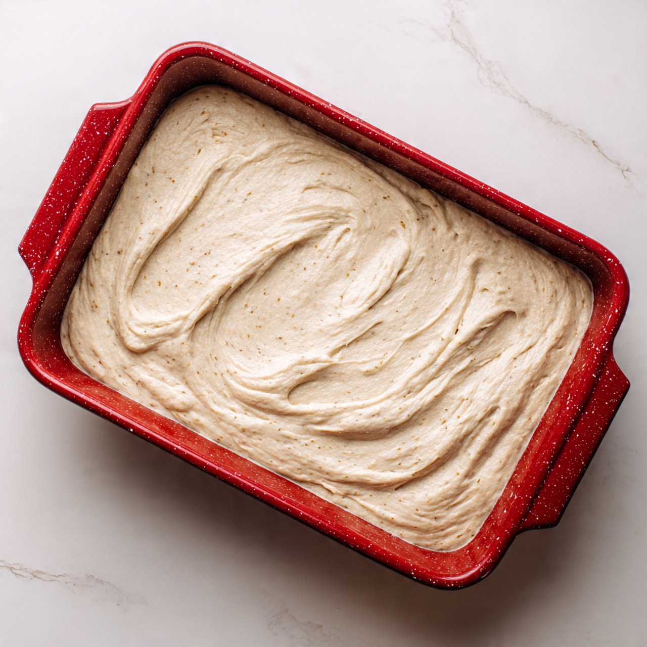 Three big scoops of white ice cream sit closely together inside a dark brown bowl with fine vertical lines. On top of the front scoop, there are several small dark chocolate chips scattered, with a bright red strawberry half with green leaves placed right in the center. Around the bowl, many chocolate chips are scattered randomly on a white marbled surface. In the background, a second white ice cream scoop in another dark brown bowl is slightly out of focus. Two gold spoons rest on the surface near the back. A mustard yellow cloth with fringes is partly visible beside the bowl. photo taken with an iphone --ar 4:5 --v 7
