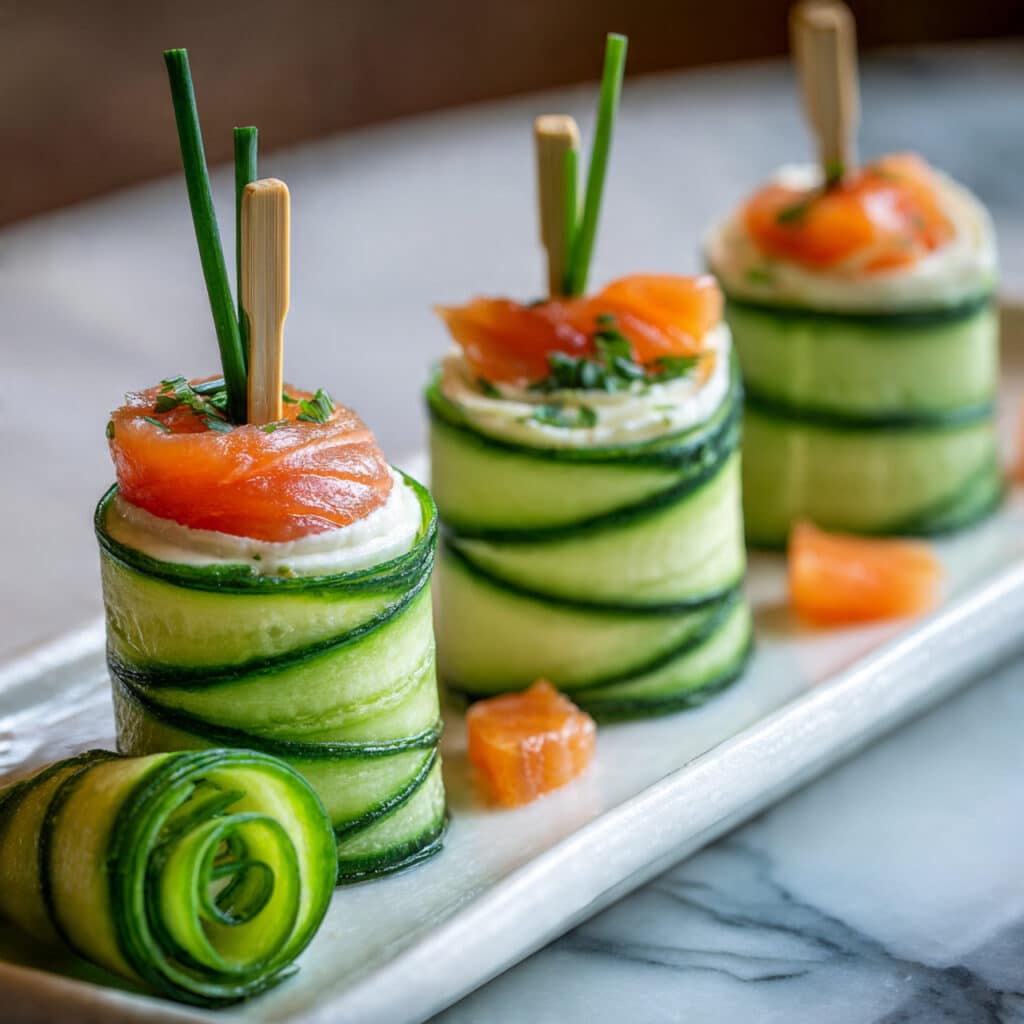 Smoked Salmon Cucumber Appetizer Recipe