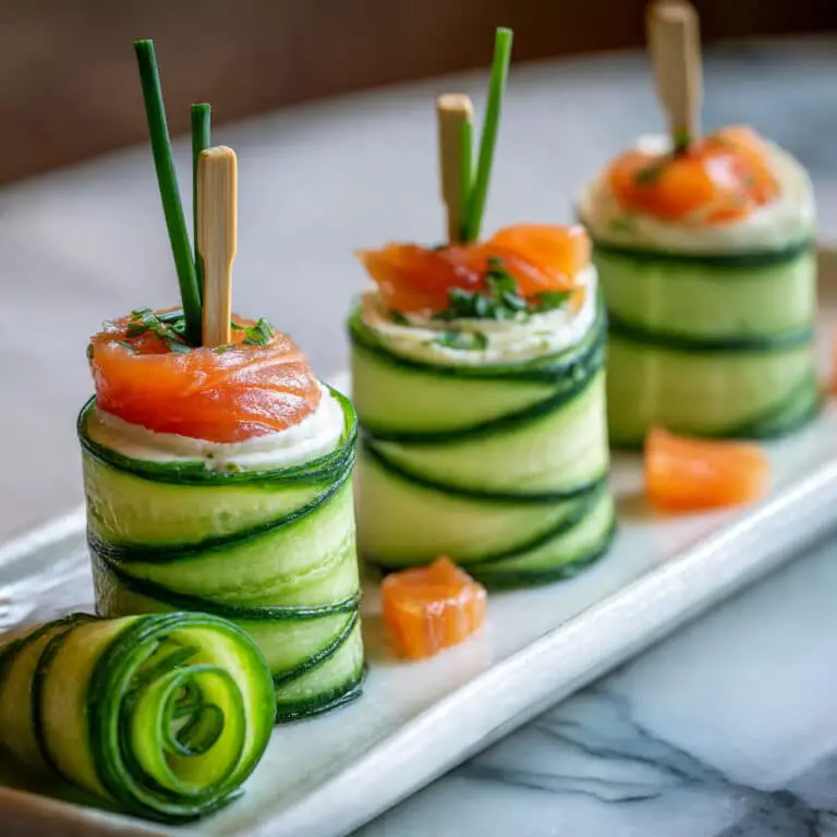 Smoked Salmon Cucumber Appetizer Recipe