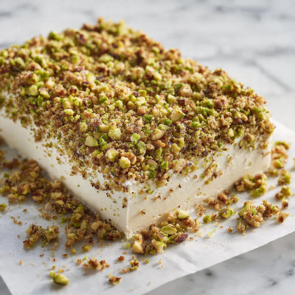 Kulfi with Magic Crunch and Nut Garnish Recipe