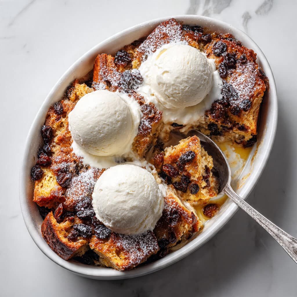Bread and Butter Pudding with Sultanas and Cinnamon Recipe