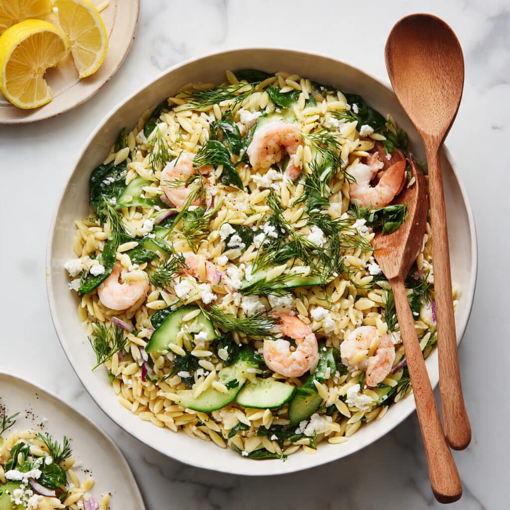 Shrimp Orzo Pasta Salad Recipe