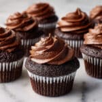 Vanilla Cream Filled Chocolate Ganache Cupcakes Recipe