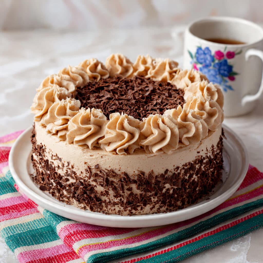 Coffee Cake with Coffee Buttercream Recipe