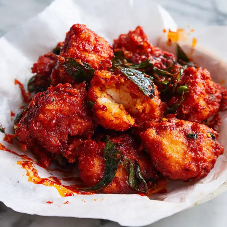 Easy Chicken 65: Saucy, Fiery, Irresistible Indian-Style Chicken Snack Recipe