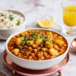 Aloo Chana Masala (Indian Spiced Chickpea and Potato Curry) Recipe