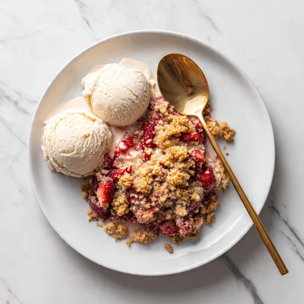 Almond Flour Strawberry Crumble Recipe